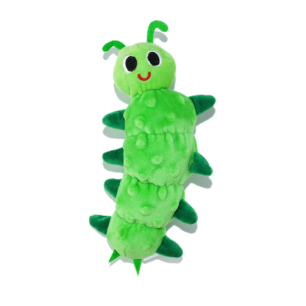 Sensory Caterpillar Soft Squeaky Natural Rubber Non-Toxic Dog Toy –  DogToyStuffz