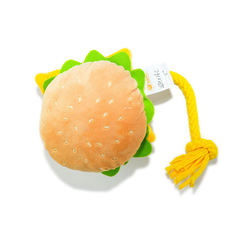 Dog Squeak Toys (hamburger)