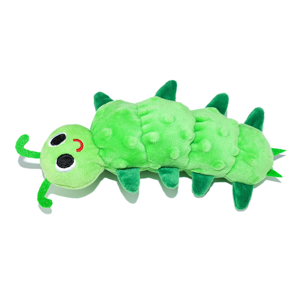 Caterpillar Dog Toy Squeaky Plush Toy Sniffing Toy For Boredom