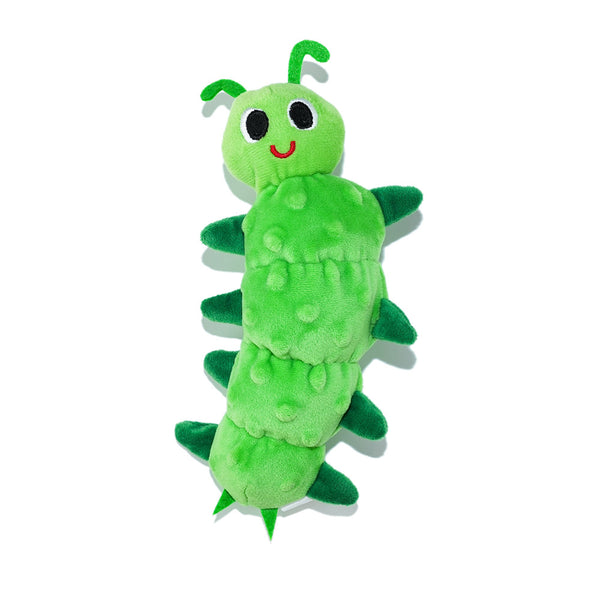 Sensory Caterpillar - Squeaky Dog Toys - Soft, Natural Rubber