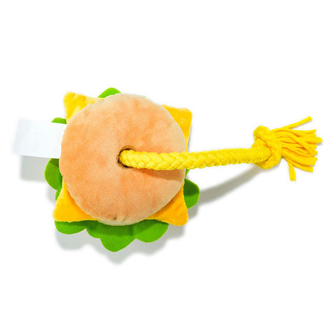 Dog Squeak Toys (hamburger)