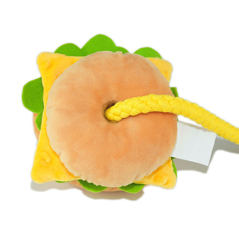 Dog Squeak Toys (hamburger)