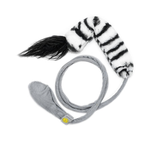 Creative interactive cat teaser toy (zebra tail)