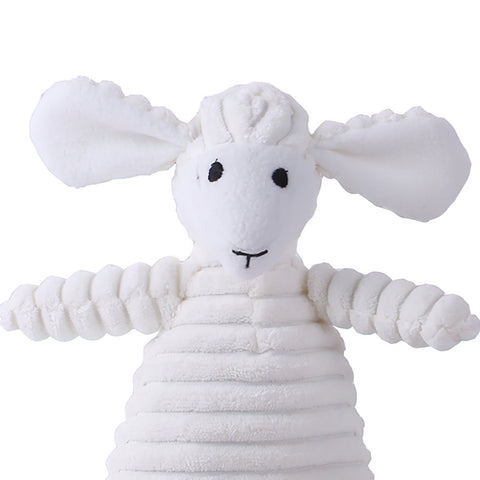 Flannel Sound Toys with Cotton Wadding（Lamb）