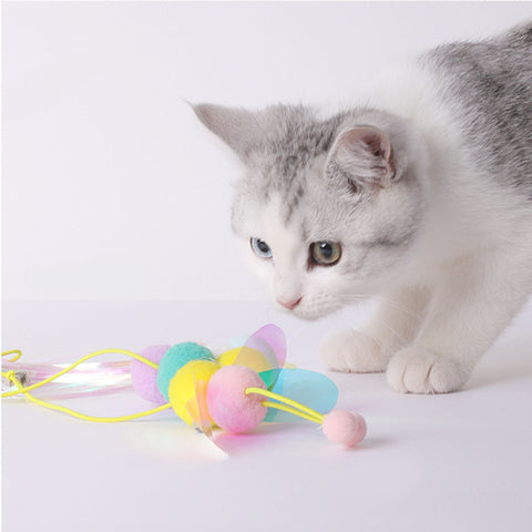 Elastic Cat Teaser Wand Pet Toy