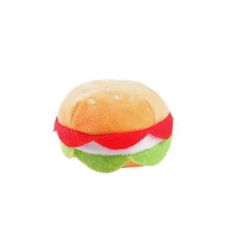 Hamburger Meal Sound Fun Pet Toy